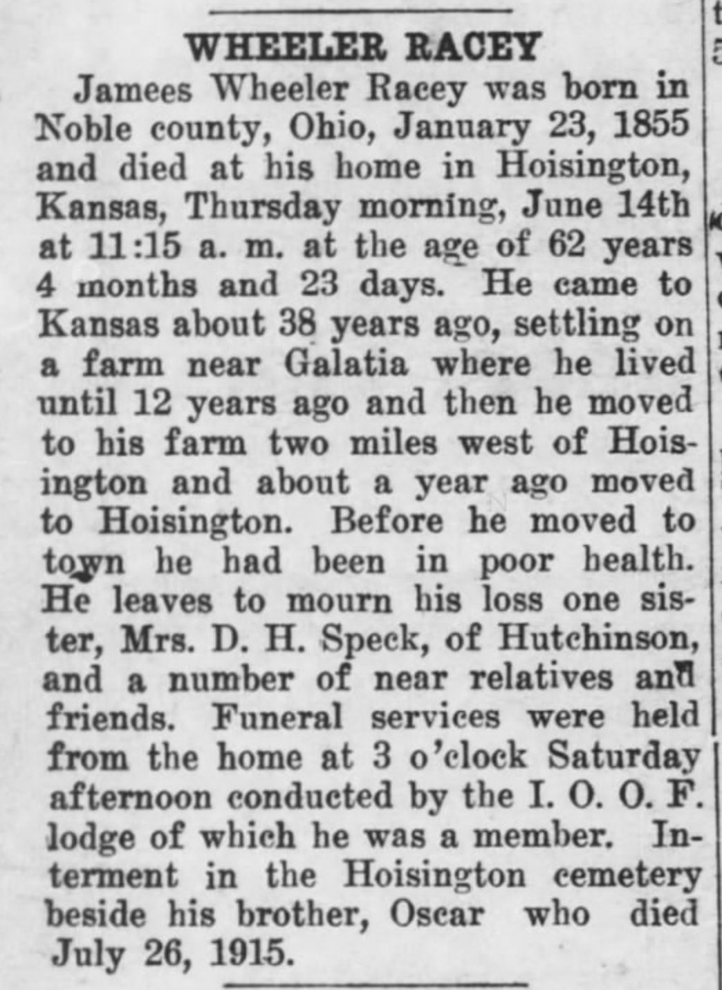 Obituaries and Clippings R cool adventures